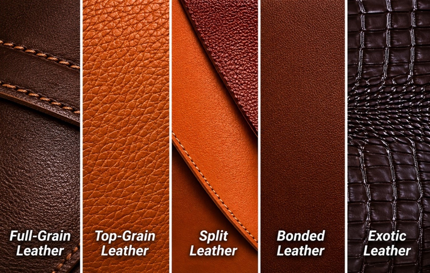 Leather Types and Finishes